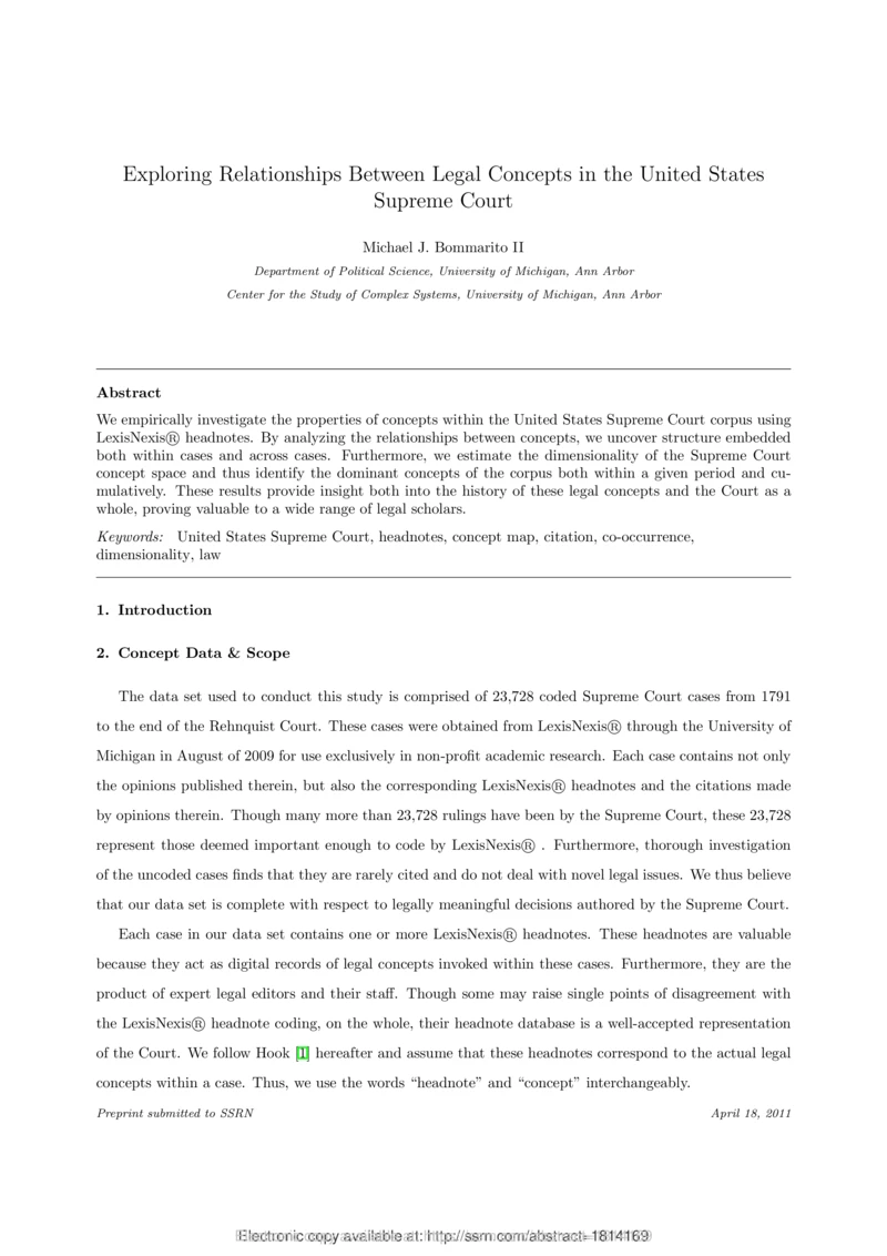 Thumbnail for Exploring Relationships between Legal Concepts in the United States Supreme Court