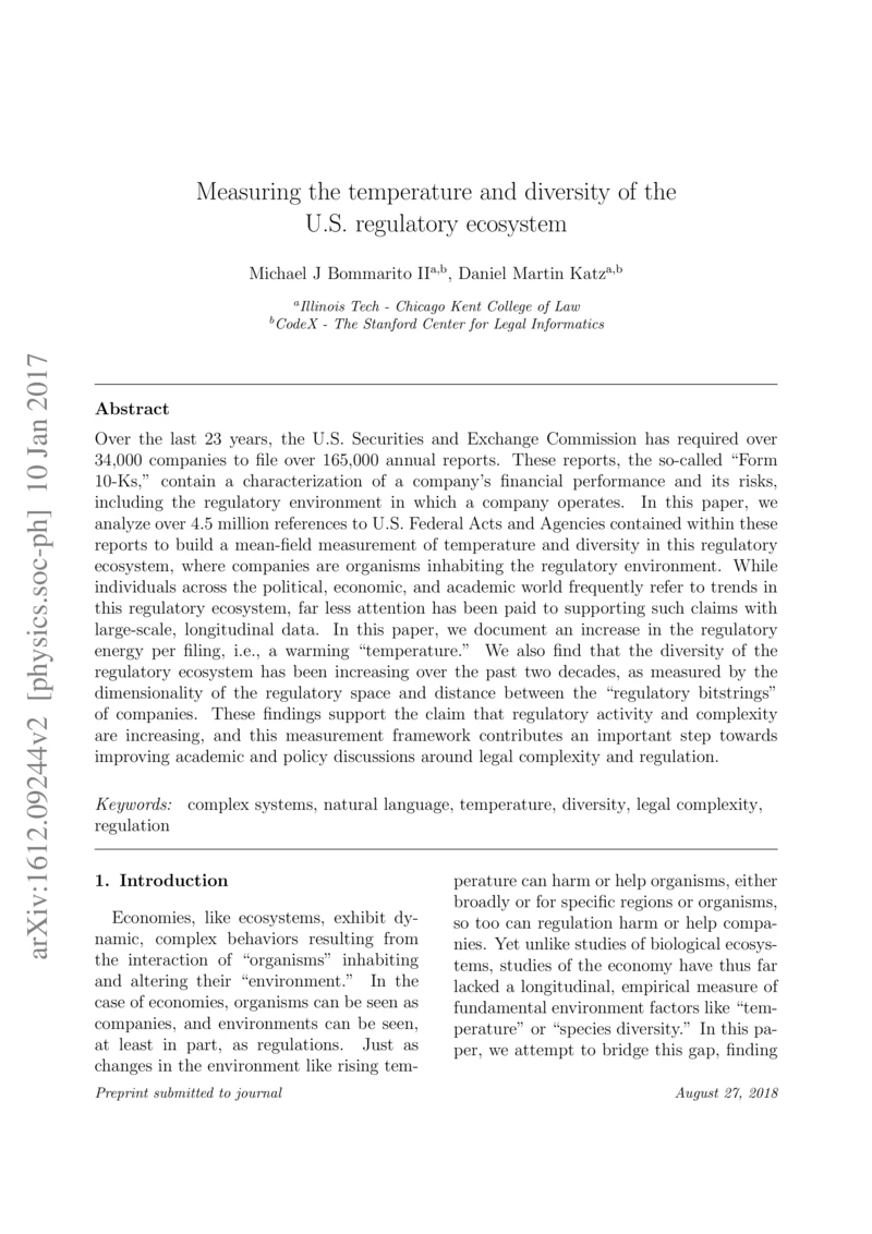 Thumbnail for Measuring and modeling the US regulatory ecosystem