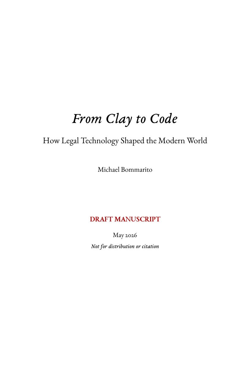 Thumbnail for From Clay to Code: How Legal Technology Shaped the Modern World